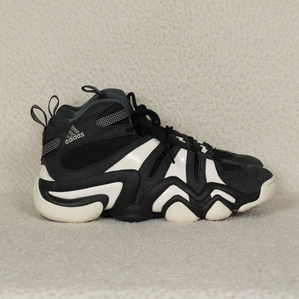 Adidas Crazy 8 Sneakers Mens 12 Black White Suede Leather Kobe Bryant IF2448